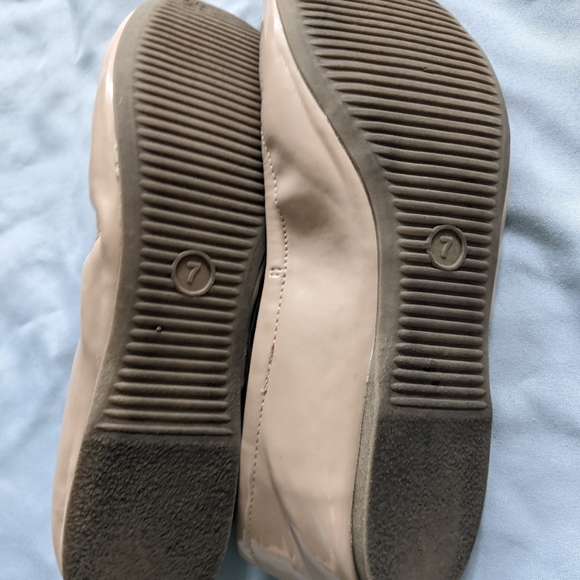 Nude Mossimo Patent Leather Ballet Flats - Picture 4 of 7